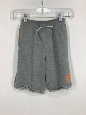 365 Kids Both Gray Graphic Athletic Sweat Basketball Shorts Kids Youth Size 8